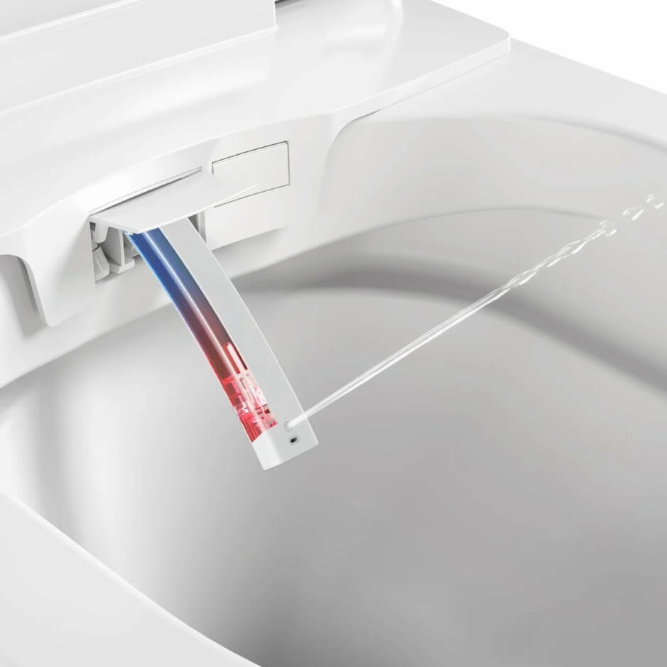 Montierter Dusch‑WC Aufsatz